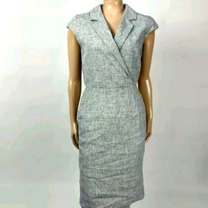 MaxMara Gray Linen Dress